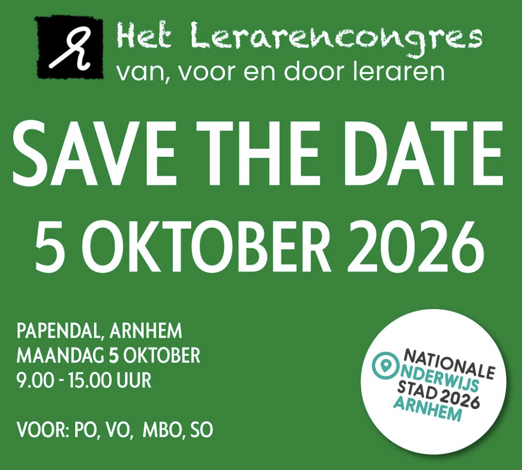 Het Lerarencongres & jaarlijkse Verkiezing van de Leraren van het Jaar