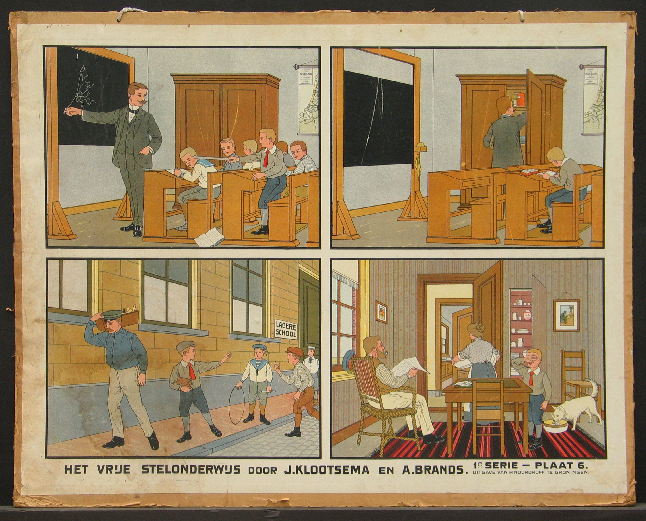 Schoolplaat Straffen