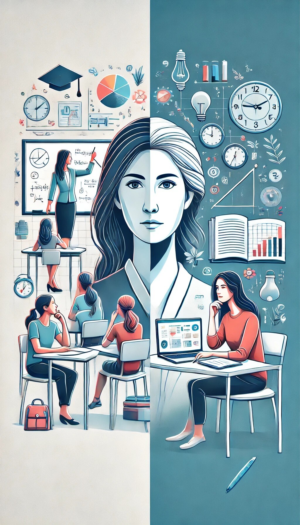 Illustratie leraar ontwerper